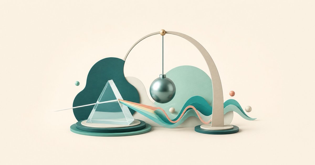 Physics artwork for the article: Lens-Mirror Combination NEET 2012: Why Option C Is Correct
